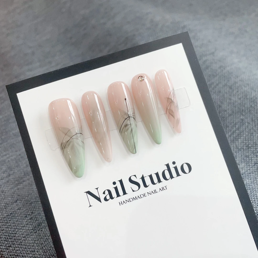 【ZY1115】♡ 小指艺手工穿戴甲