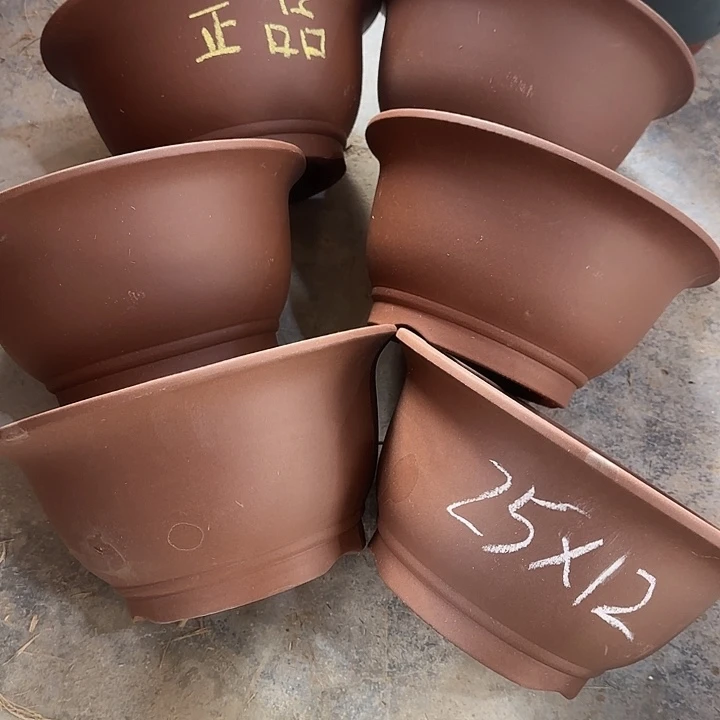 紫砂花盆大漏处理清仓一组特价碗盆