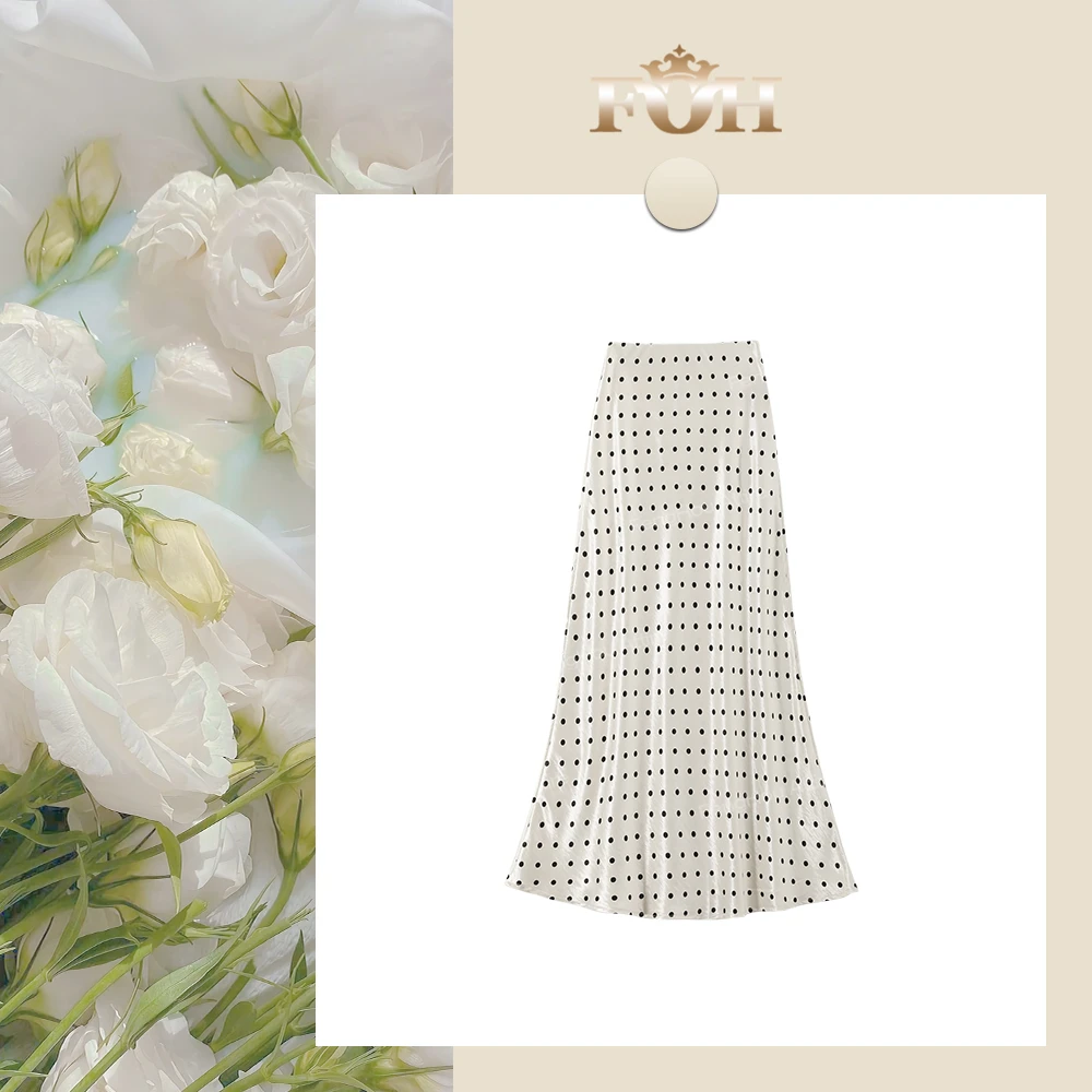 【封后轻奢设计】【高光裙摆】御姐风丝滑缎光气质半身裙1604