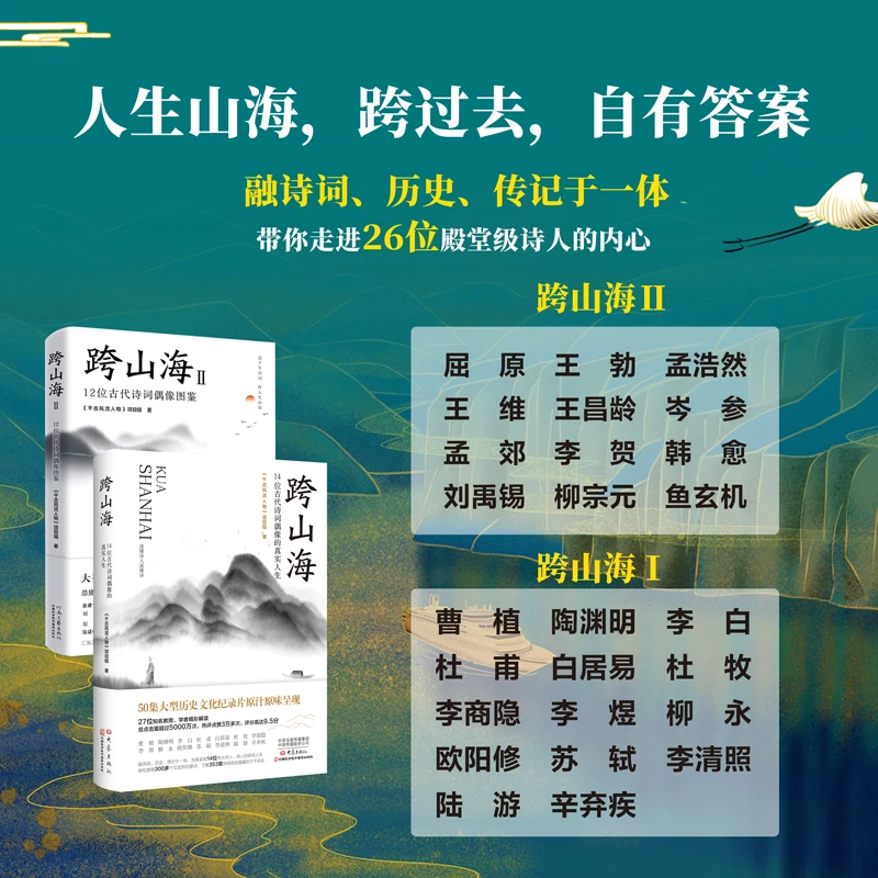 跨山海II：12位古代诗词偶像图鉴 文学巨匠的风采再现