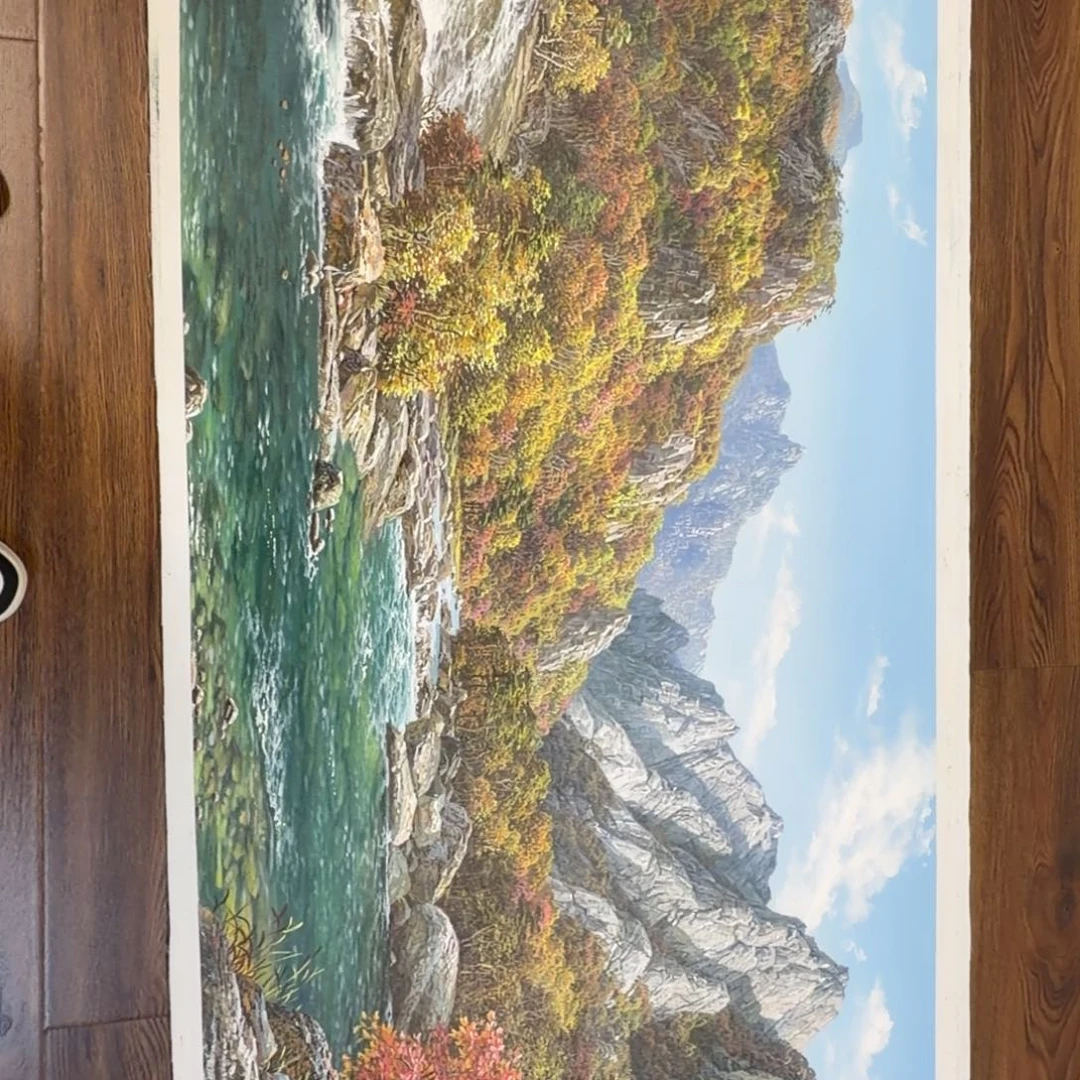 油画在我心里是一座