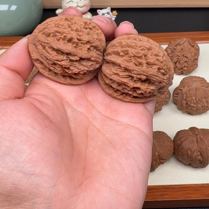 把件文玩核桃全品虎头42