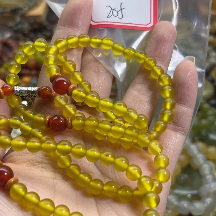 未镶嵌蛇纹石玉手链