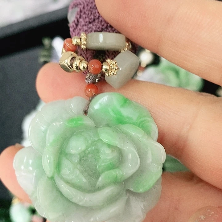 胖****未镶嵌翡翠耳饰挂件