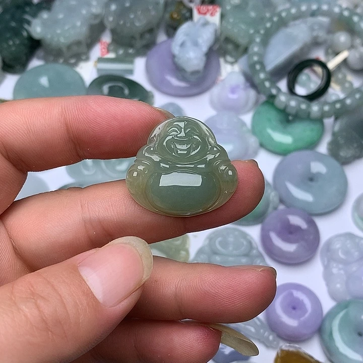 翡翠未镶嵌颈饰天然翡翠