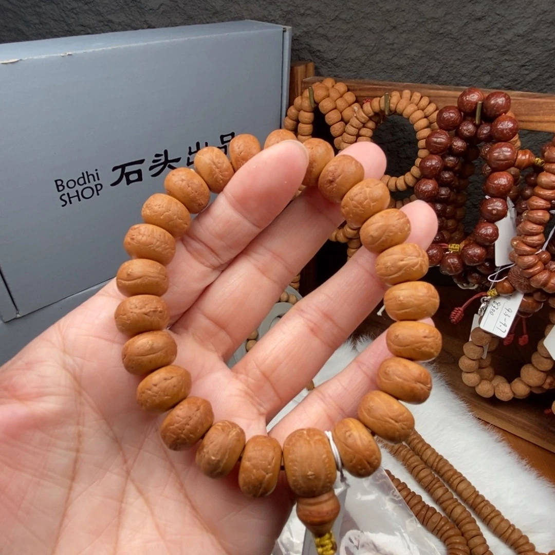 手串凤眼菩提藏式直切大眼萌14尺