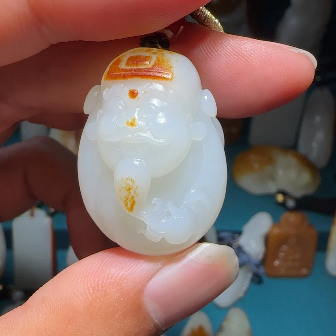 和田玉颈饰未镶嵌宇*凤