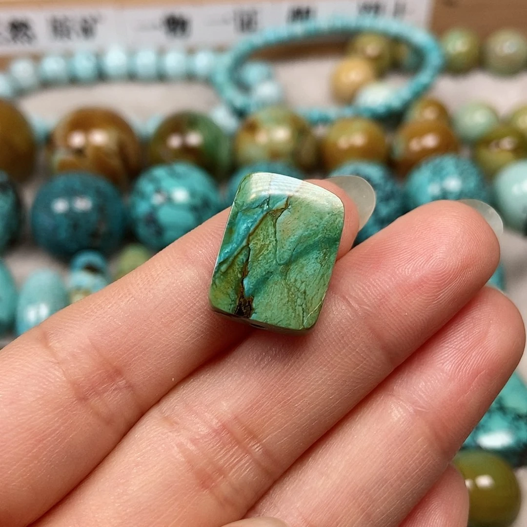 未镶嵌绿松石珠宝半成品