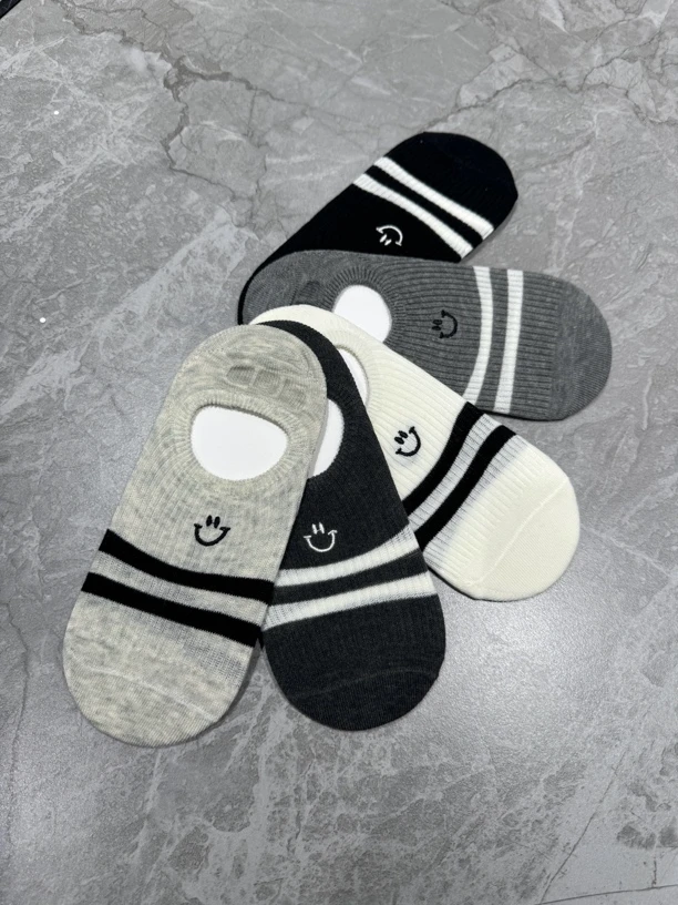 16433船袜女春夏薄款浅口隐形防滑透气不掉跟刺绣