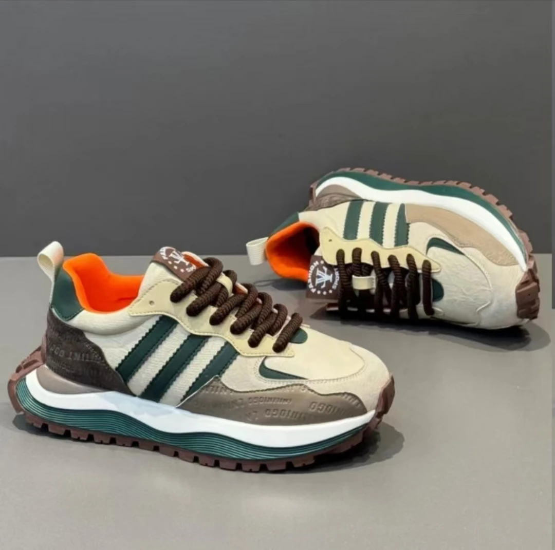 777-95春季男士运动休闲时尚舒适百搭透气软底潮流低帮阿甘潮鞋