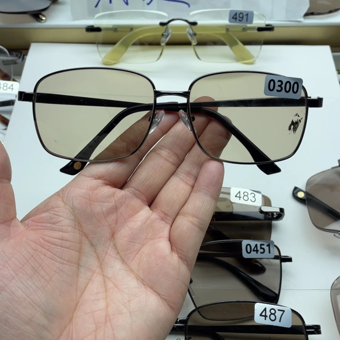 茶水晶全框眼镜 0300