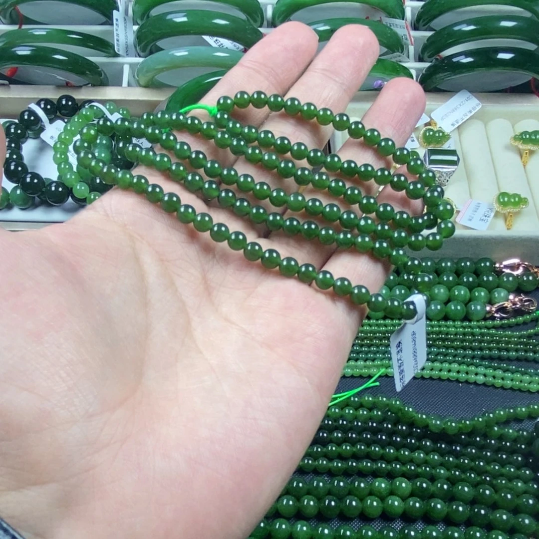 和田玉（碧玉）项链未镶嵌F****D