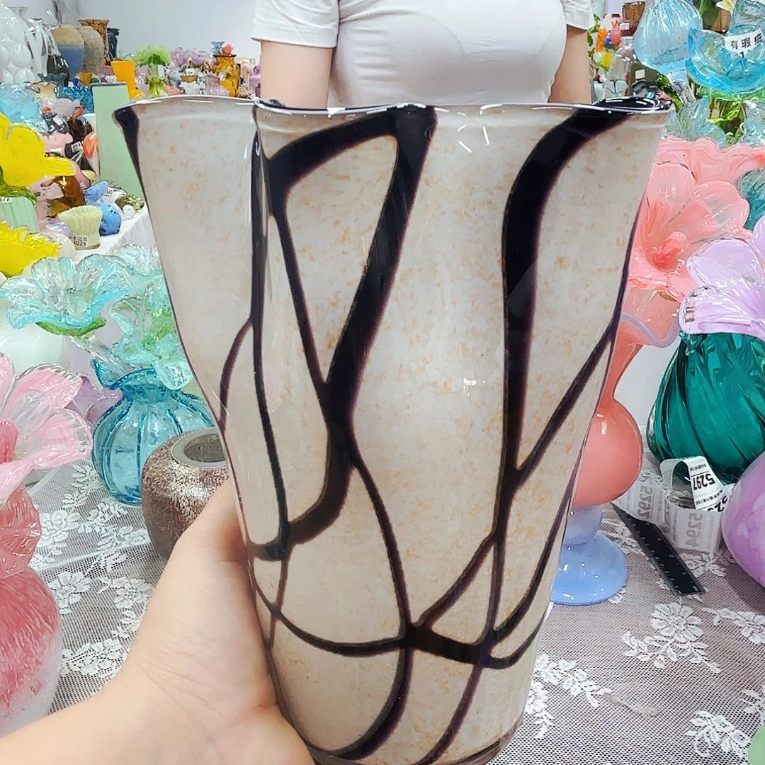 不完美琉璃花瓶花器艺术品