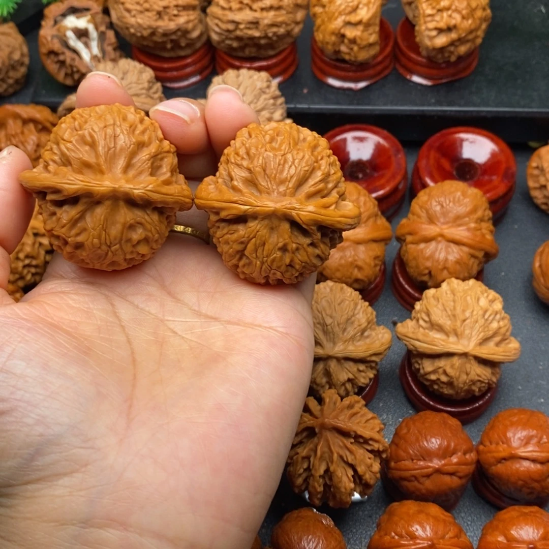 文玩核桃把件43宫灯