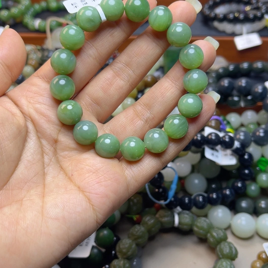 和田玉未镶嵌手链