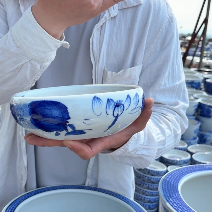 陶瓷艺术品，直径20，高6