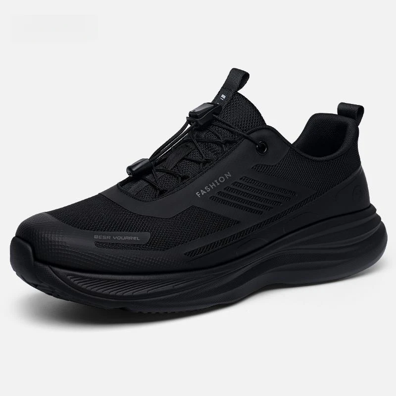 路易圣戈希男鞋夏季新款透气网面百搭运动鞋潮流轻便男士厚底防臭