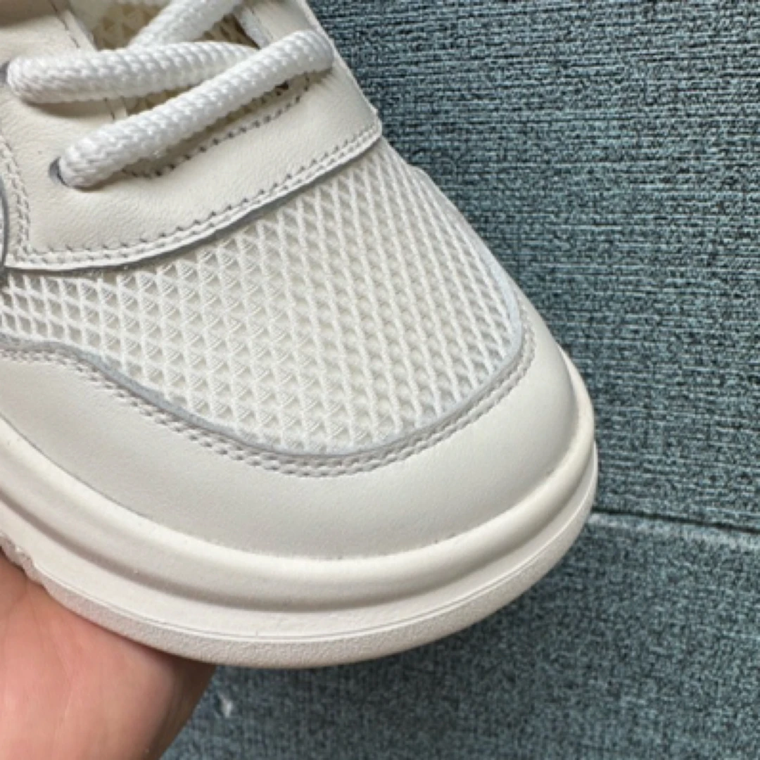 新款百搭头层牛皮女鞋网鞋老爹鞋8698