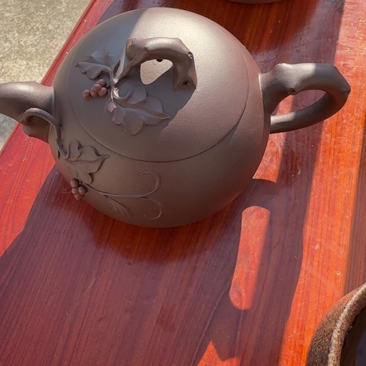 茶壶紫砂紫泥西施260cc