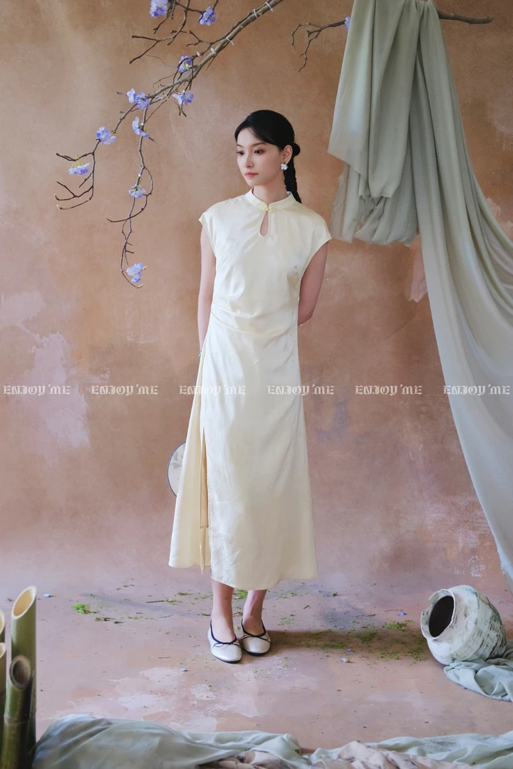 【门店同款】ENJOY夏季云敛-“鸾衿折桂”花衔风香中式旗袍162552844