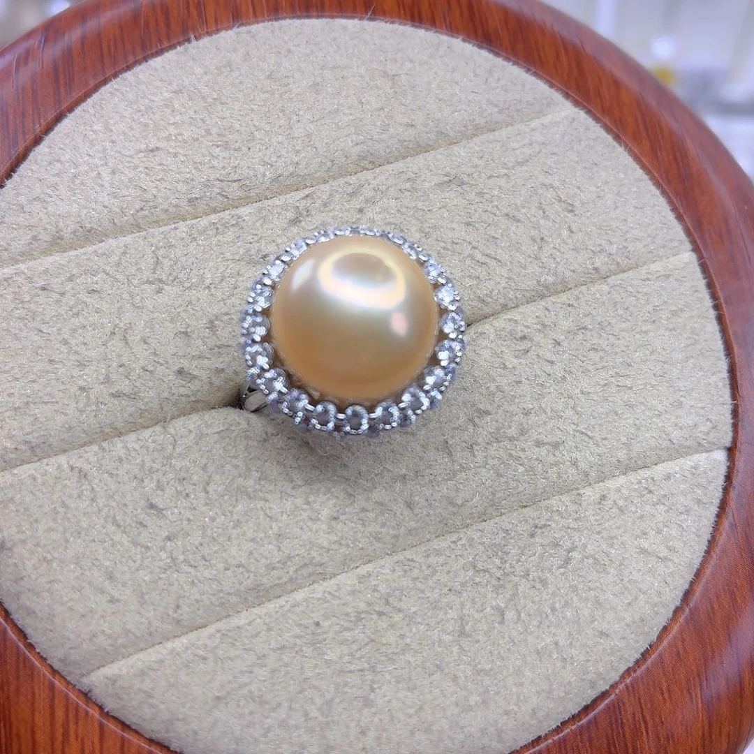 戒指淡水珍珠合金