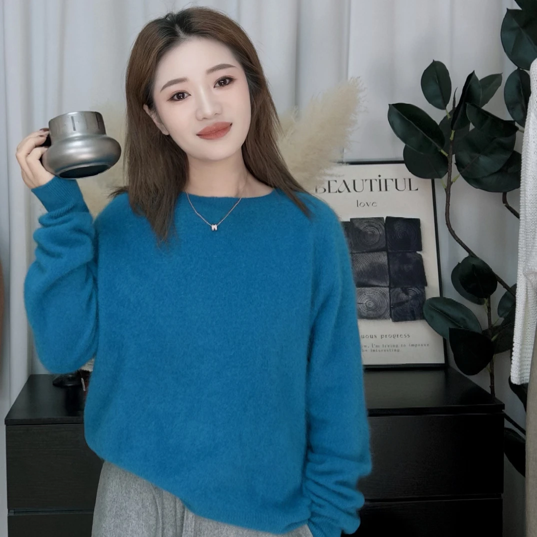 超重工羊绒羊毛套头针织