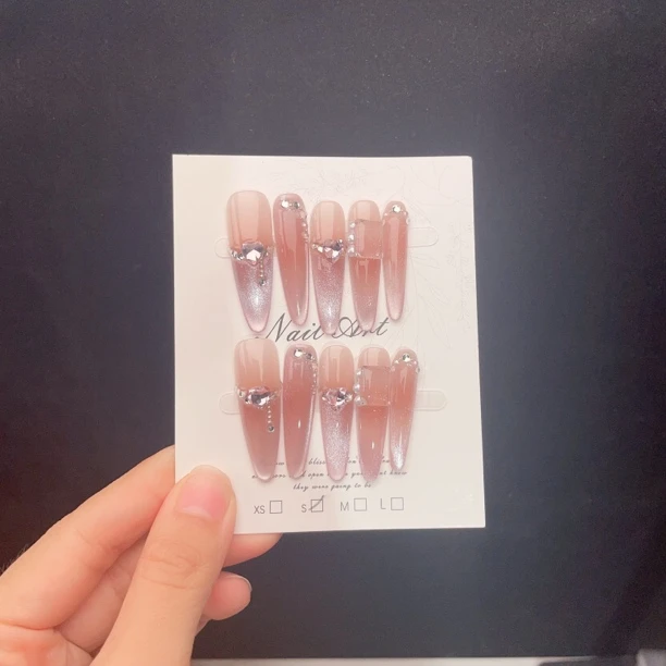 【一帘幽梦】长度 4.0cm 纯手工穿戴甲穿戴式