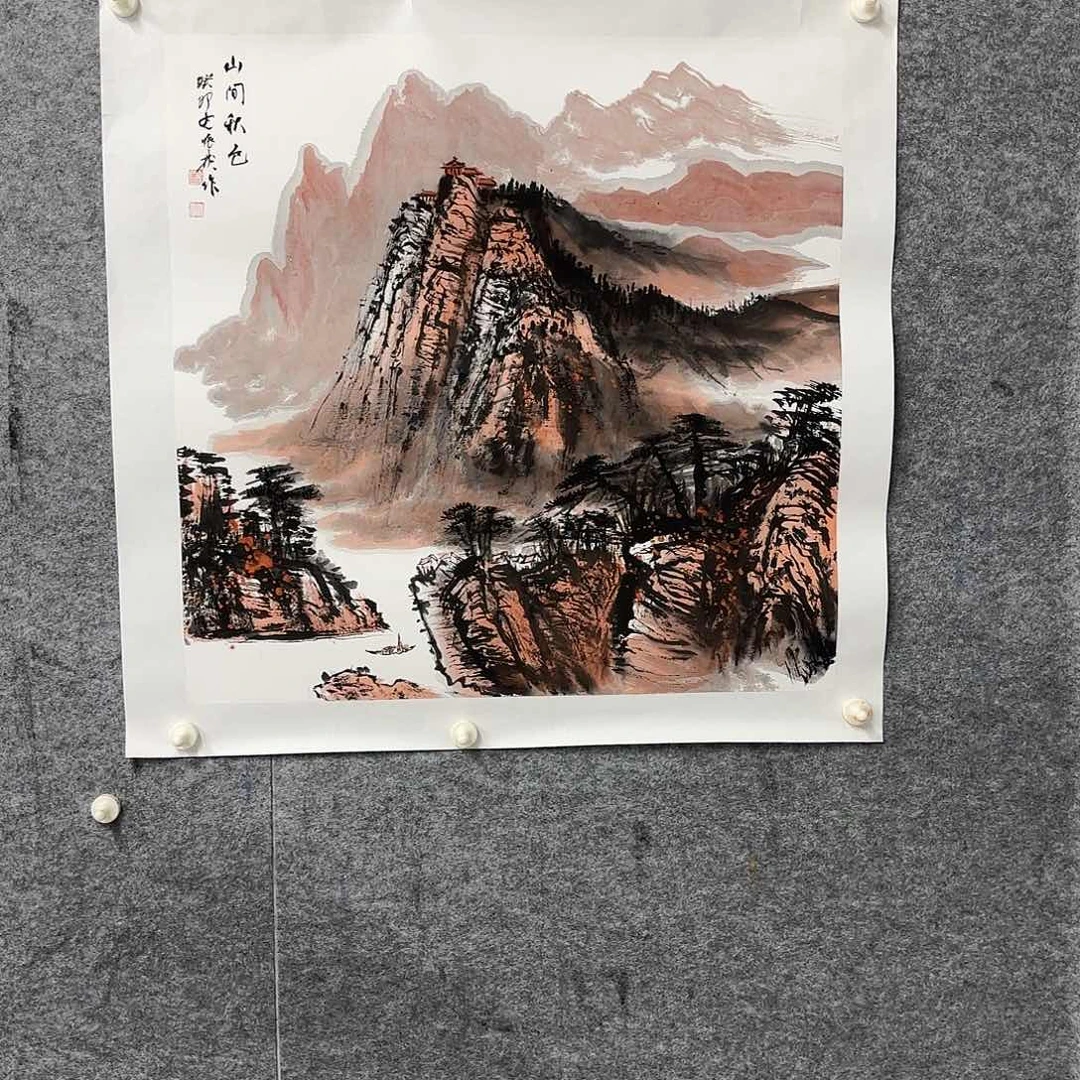 国画亲笔手绘原创