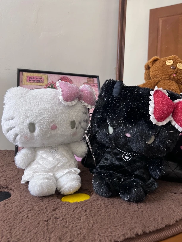 天使与恶魔Hello Kitty 天使 陪伴安抚 玩偶 毛绒公仔 23cm高