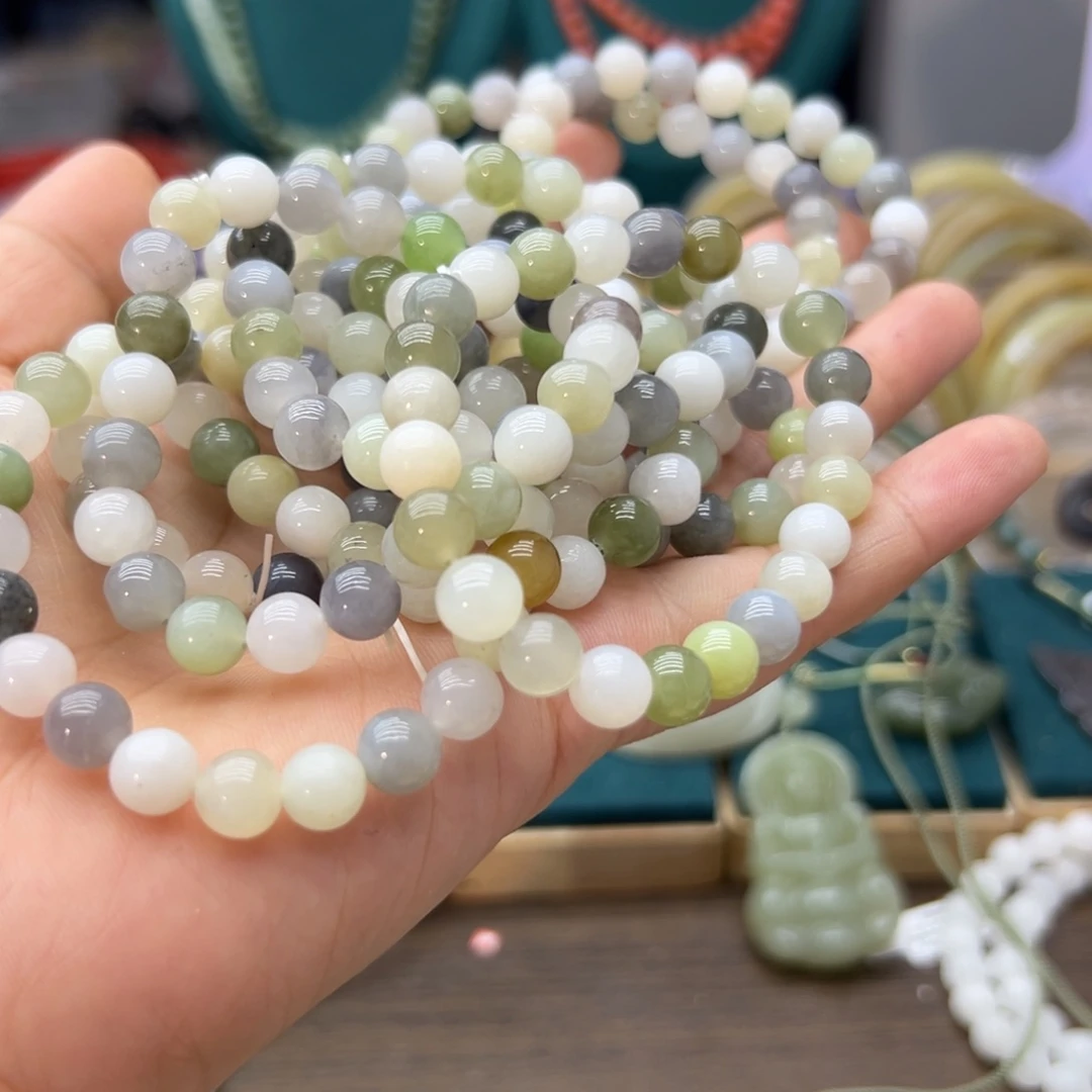 手链未镶嵌和田玉多宝卡8多样性发一