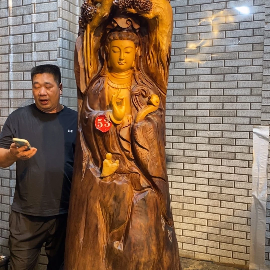 陈***S香樟木观音不包入户