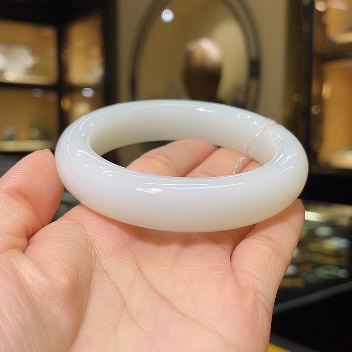 和田玉手镯未镶嵌58#87.7g