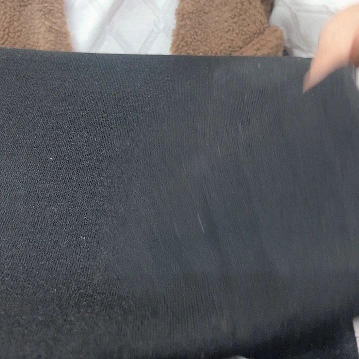 瑕疵黑色羊绒1.1米布料248