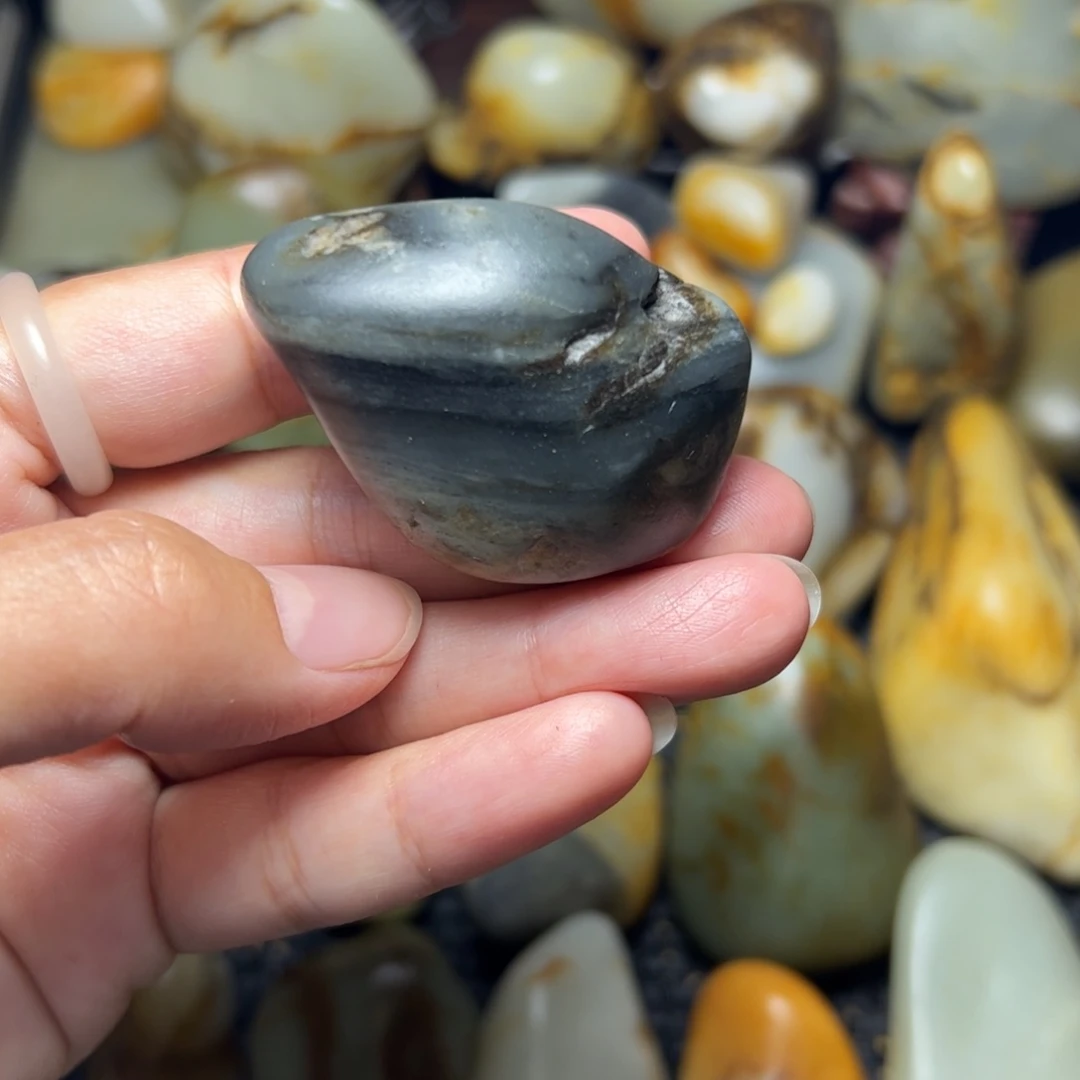 和田玉未镶嵌挂件36