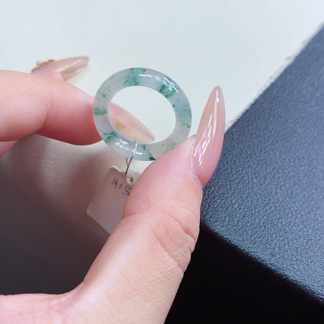 未镶嵌戒指翡翠9-10号