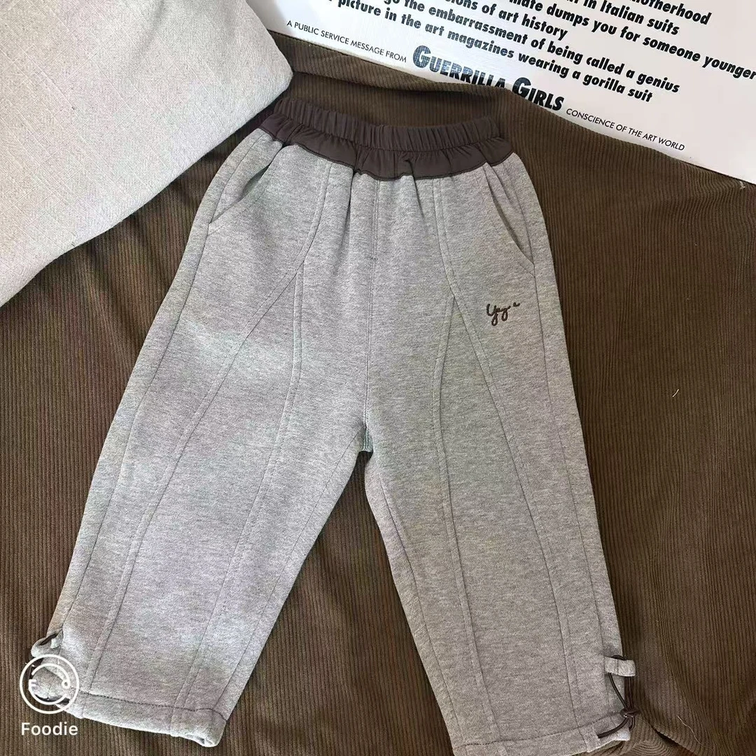 【JMJQ 201528】秋冬中小童高克重运动休闲束脚长裤