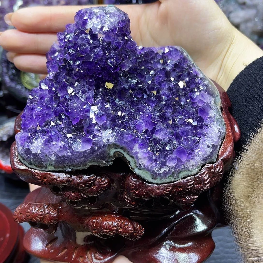 大型摆件（非配饰）紫晶未镶嵌