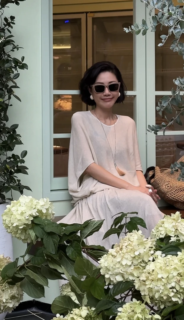 WUWU STUDIO 【空谷】慵懒松弛感高级感宽松针织衫衬衫上衣3260