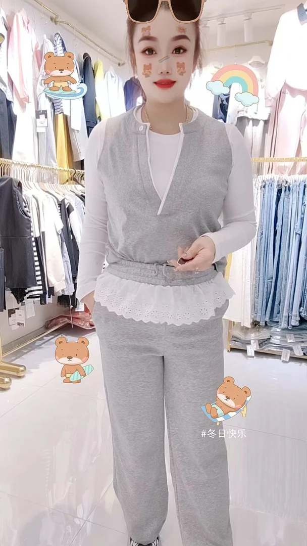 套装，上衣真两件