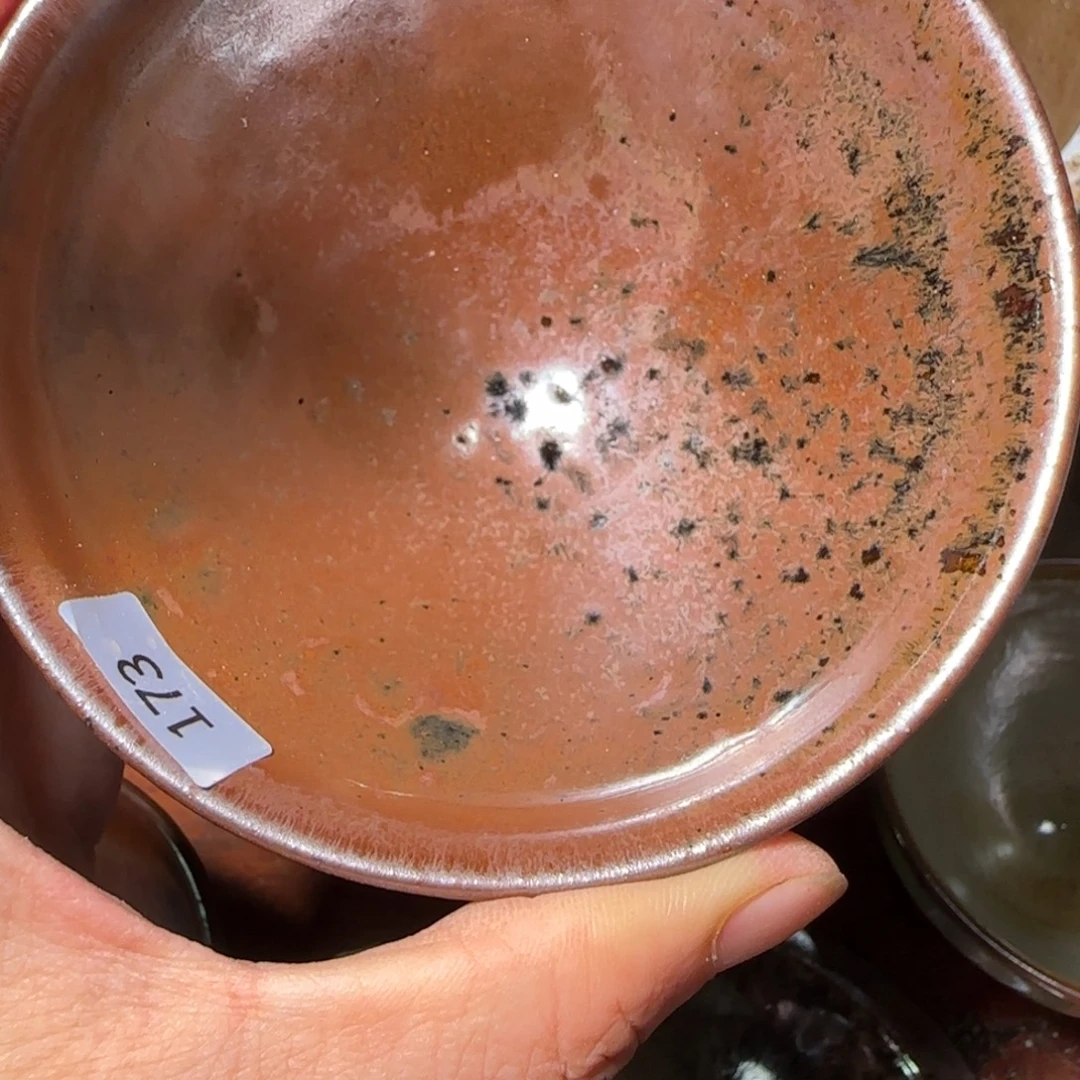 噼***啦柴烧建盏茶盏茶杯173