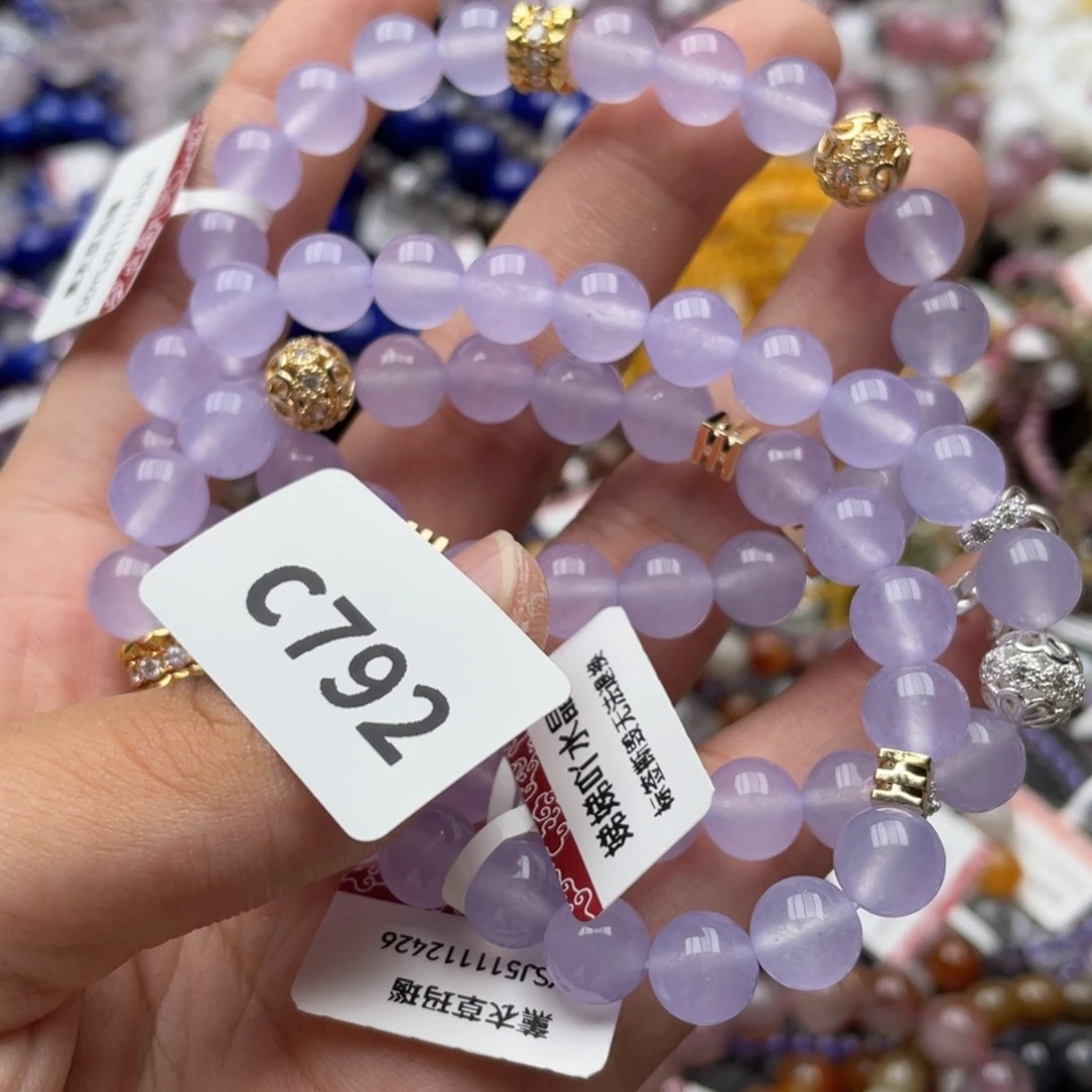 水晶手链未镶嵌多样性