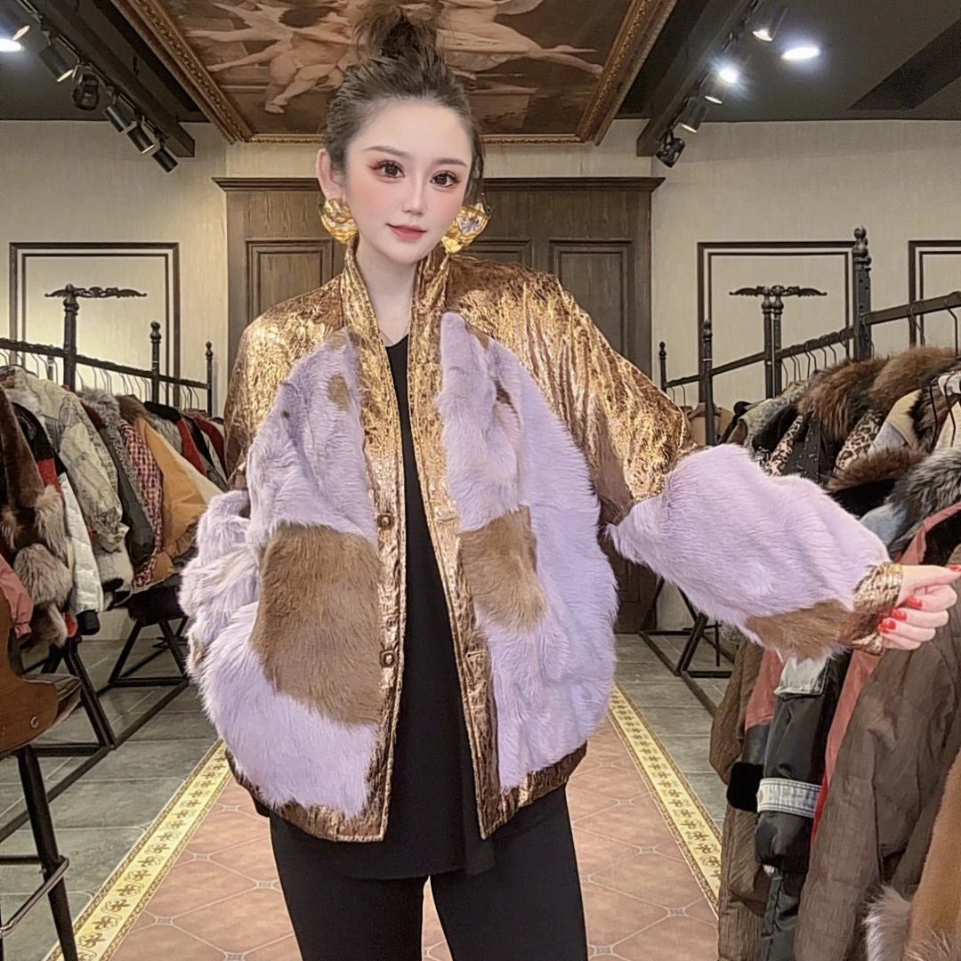 【DCP•Flagship store】81073 新款时尚皮草外套