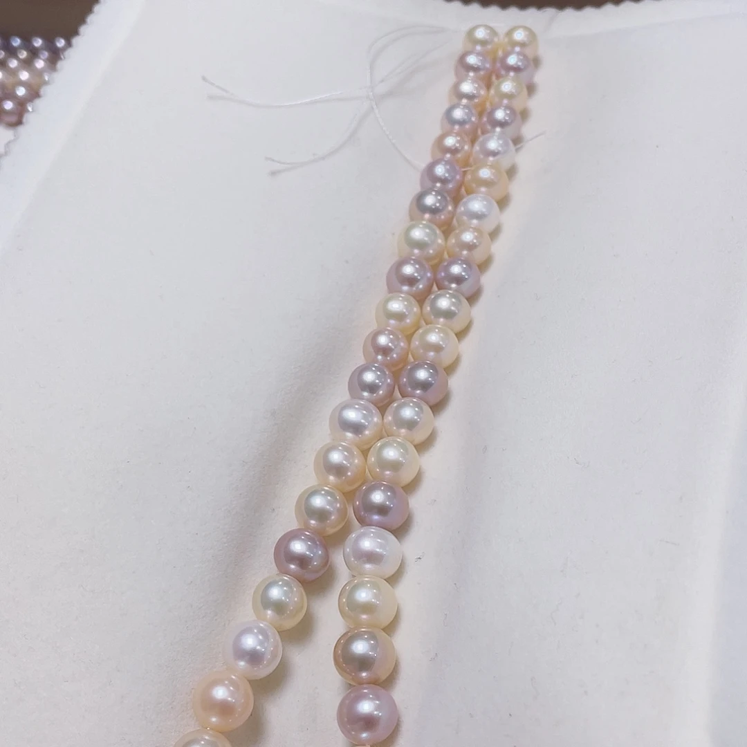 淡水珍珠颈饰银S925镶嵌