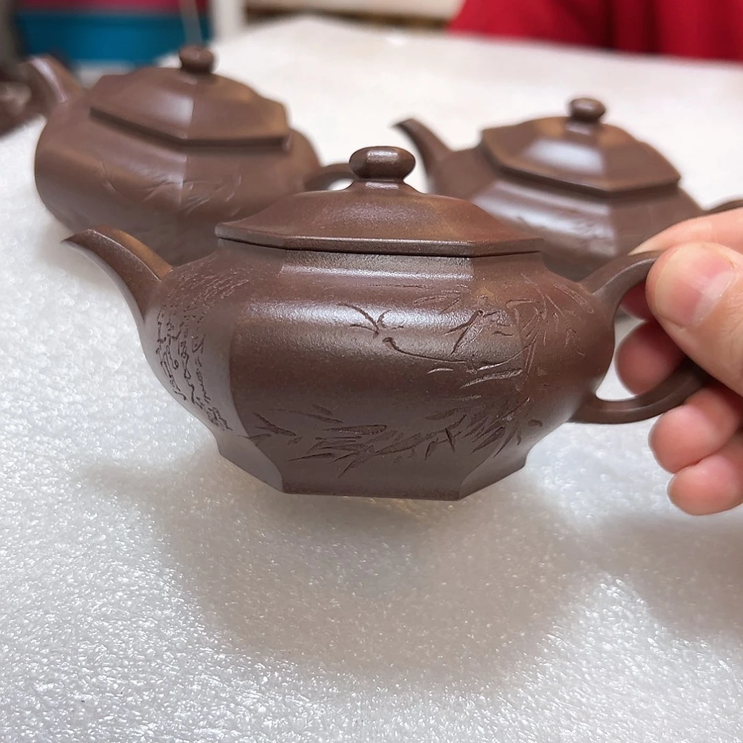 一***忆茶壶紫砂底槽清六方居士