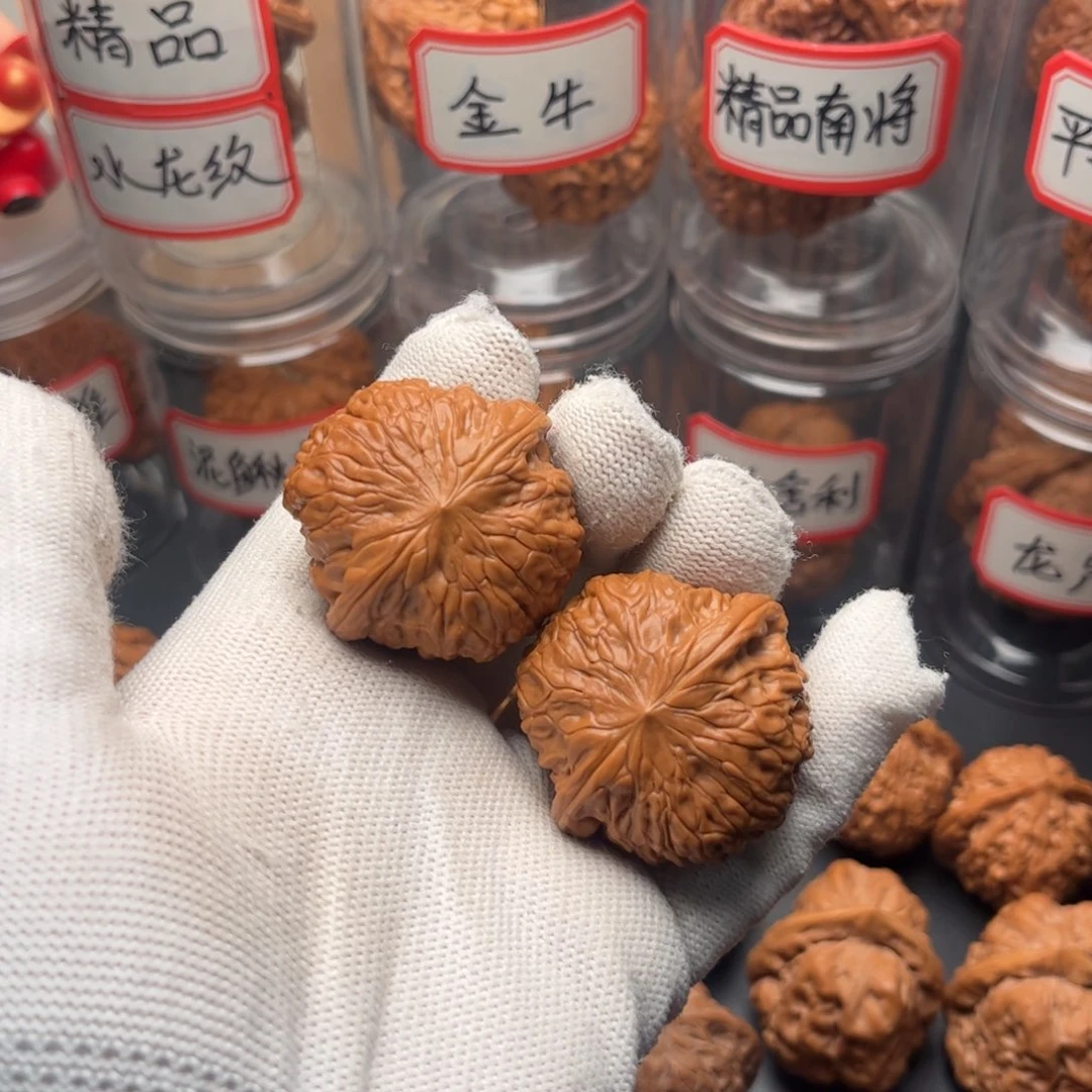 把件文玩核桃39全品圆球铁锤