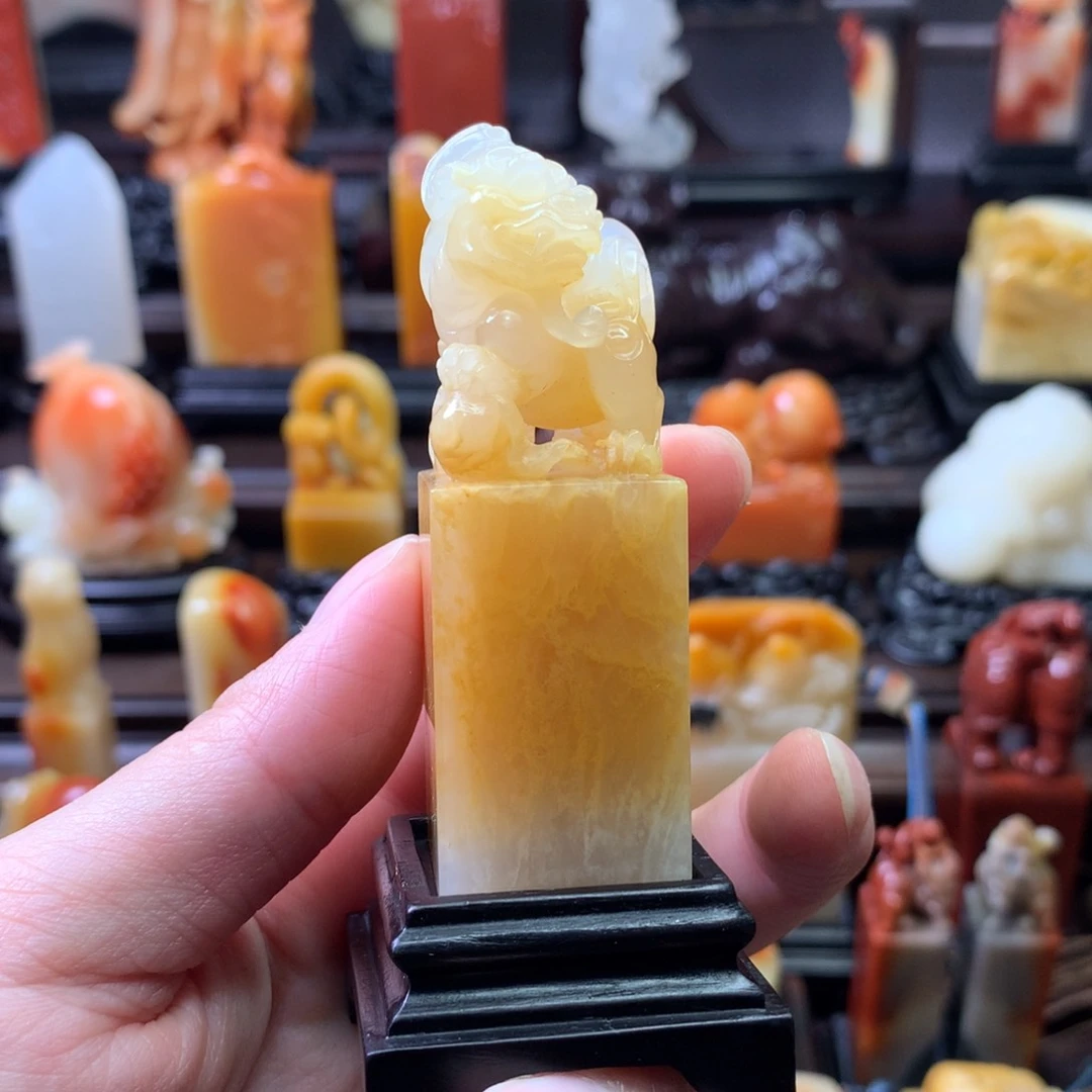 寿山石印石寿山石鲎暨