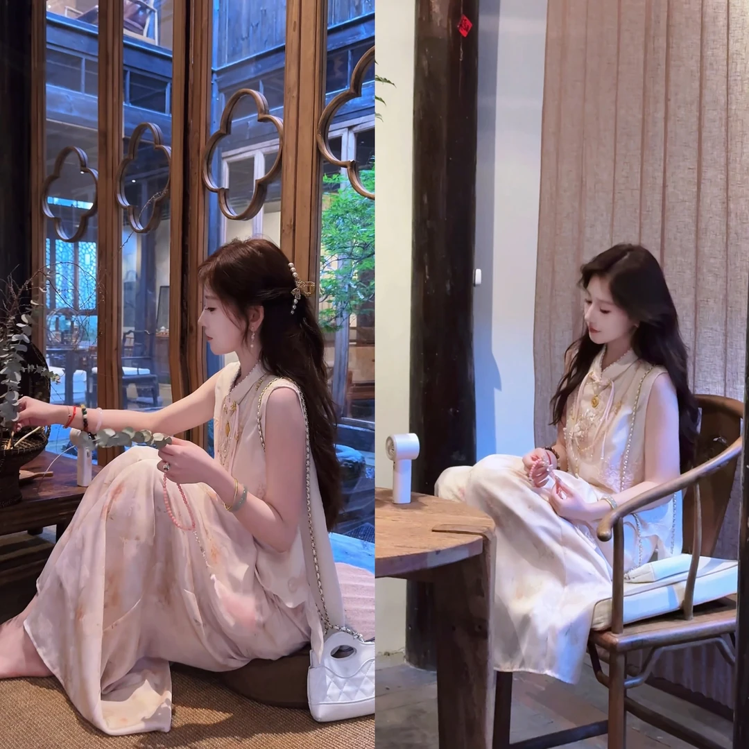 【婷婷】《亭亭玉立》温婉刺绣裤装马甲套装 TTY2SX618/TTY2SX619