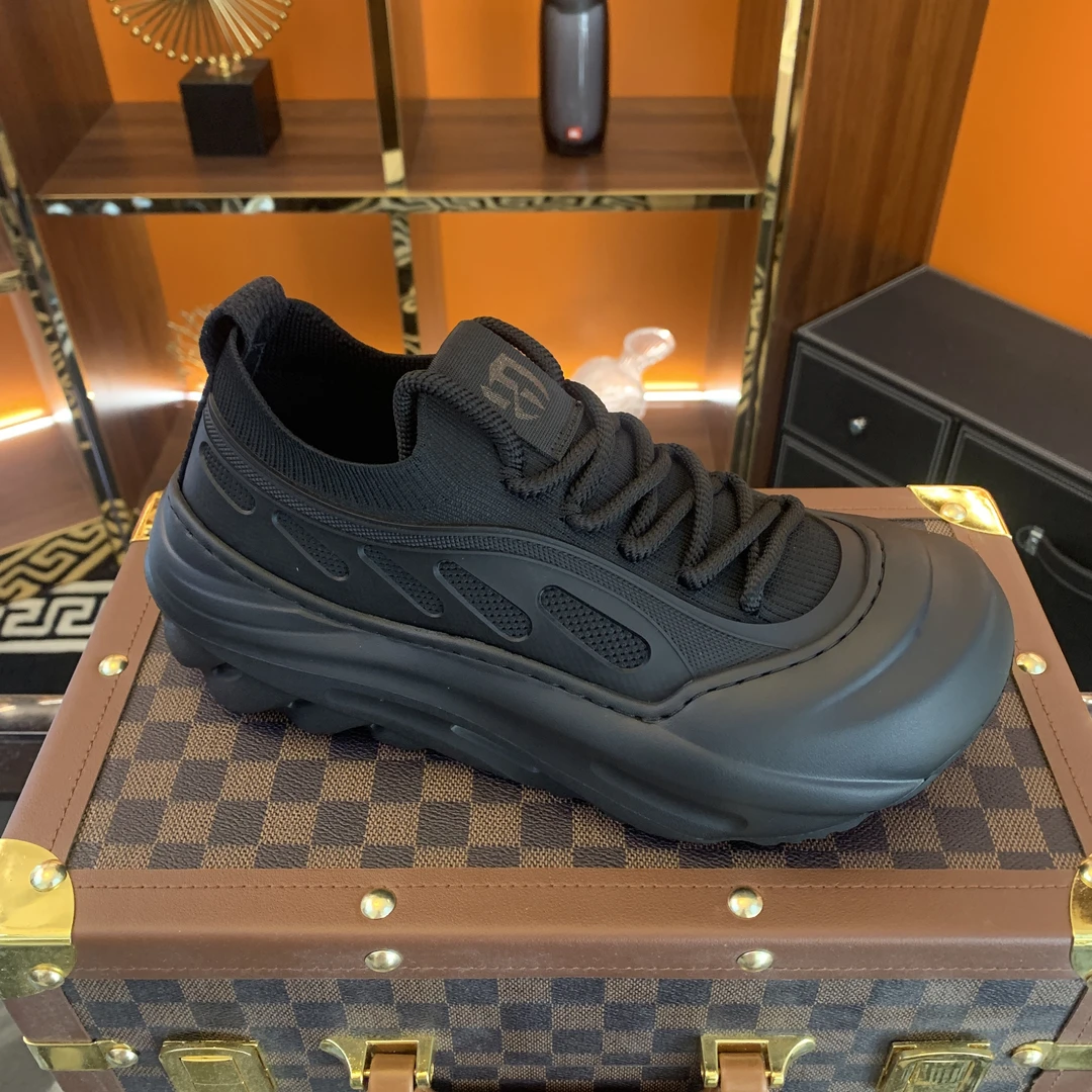 XD8066-36（单鞋）春季新款男鞋时尚潮鞋材质飞织面料