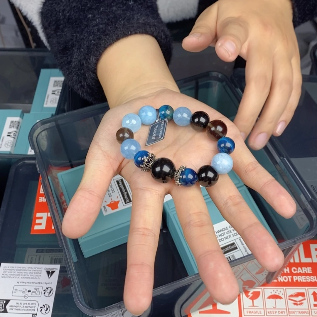 手链水晶银S925镶嵌