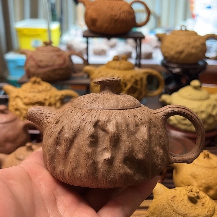 怪***人茶壶紫砂原矿紫砂 自产自销